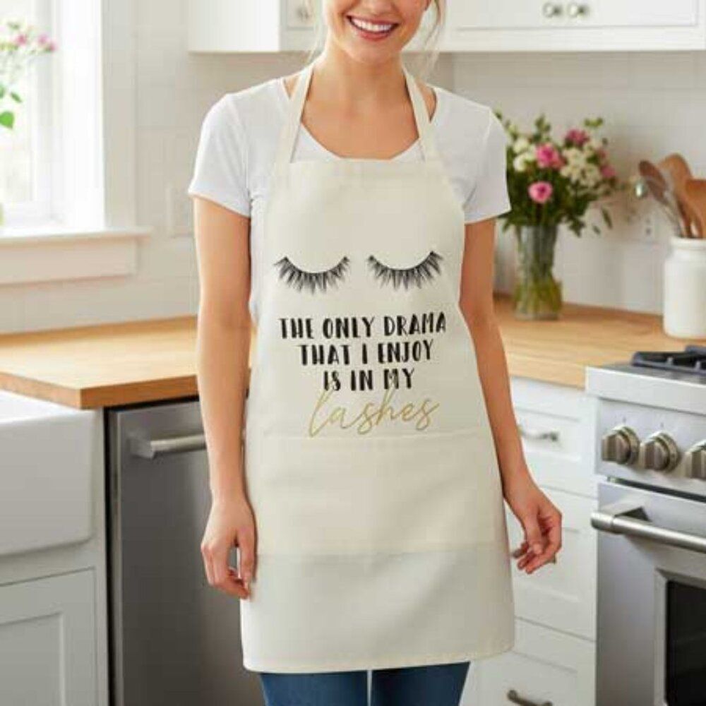 Ladies Drama is in my Lashes Apron